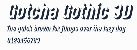 Gotcha Gothic 3D預覽圖