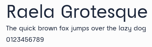 Raela Grotesque預覽圖