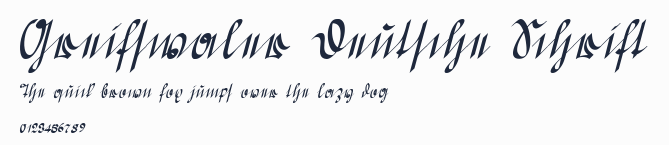 Greifswaler Deutsche Schrift預覽圖