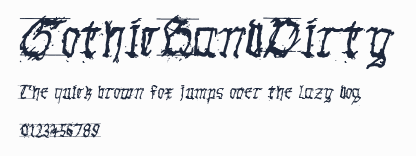 GothicHandDirty預覽圖
