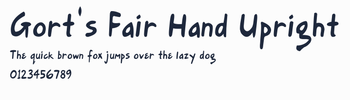 Gort's Fair Hand Upright預覽圖