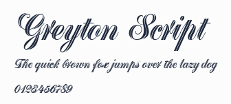 Greyton Script預覽圖