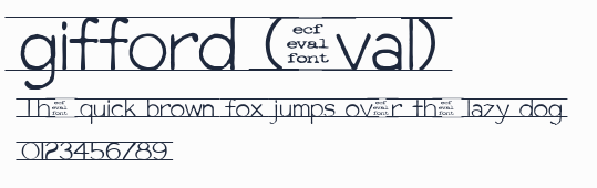 gifford (eval)