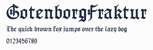 GotenborgFraktur預覽圖