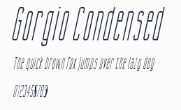 Gorgio Condensed預覽圖