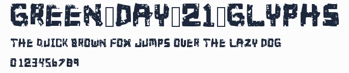 Green_Day_21_Glyphs預覽圖