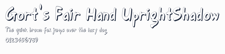 Gort's Fair Hand UprightShadow預覽圖