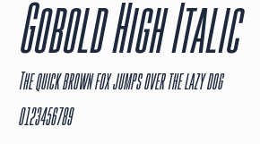 Gobold High Italic預覽圖