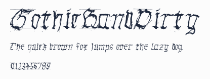 GothicHandDirty預覽圖