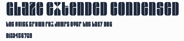 Glaze Extended Condensed預覽圖