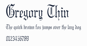 Gregory Thin預覽圖