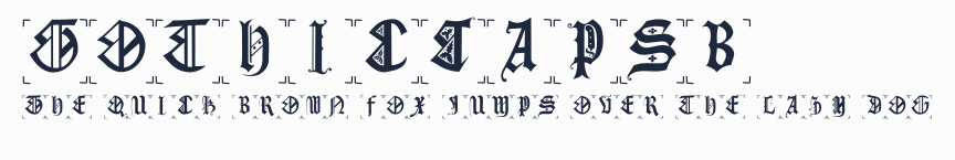 GothicCapsB預覽圖
