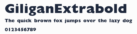GiliganExtrabold