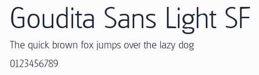 Goudita Sans Light SF預覽圖