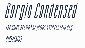 Gorgio Condensed預覽圖