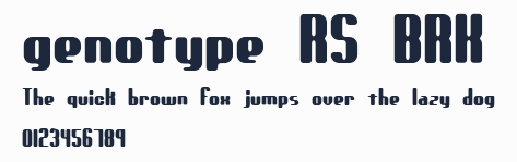genotype RS BRK預覽圖