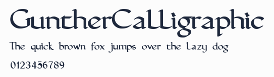 GuntherCalligraphic