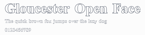 Gloucester Open Face預覽圖