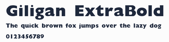 Giligan ExtraBold