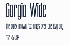 Gorgio Wide預覽圖