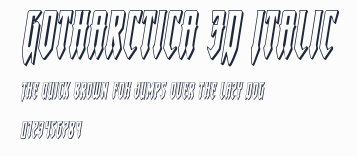 Gotharctica 3D Italic預覽圖
