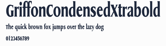 GriffonCondensedXtrabold