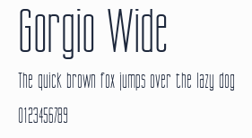 Gorgio Wide預覽圖