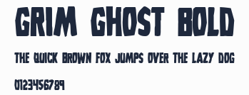 Grim Ghost Bold預覽圖