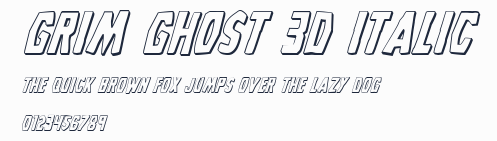 Grim Ghost 3D Italic預覽圖