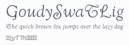GoudySwaTLig預覽圖