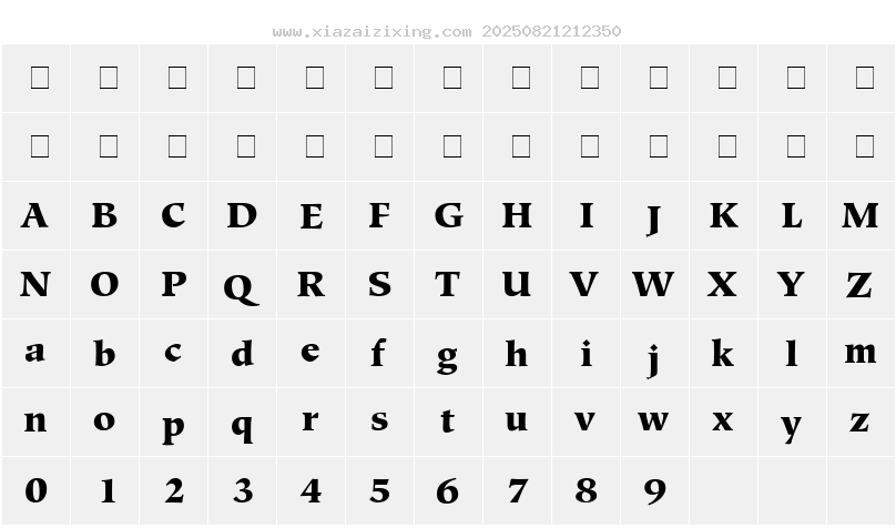 字符映射圖