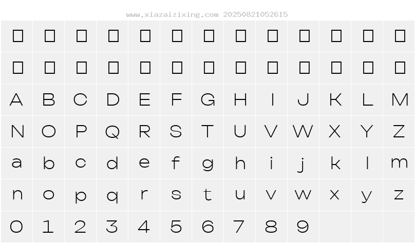字符映射圖