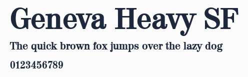 Geneva Heavy SF預覽圖