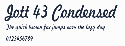 Jott 43 Condensed預覽圖