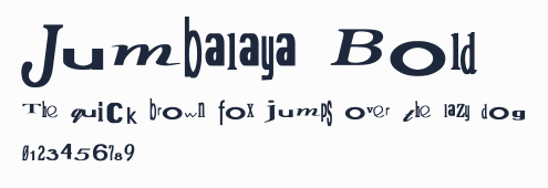 Jumbalaya Bold預覽圖
