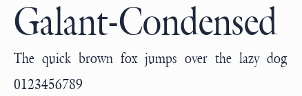 Galant-Condensed
