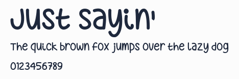 Just Sayin'預覽圖
