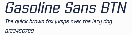 Gasoline Sans BTN