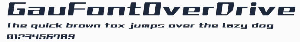 GauFontOverDrive