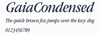 GaiaCondensed預覽圖