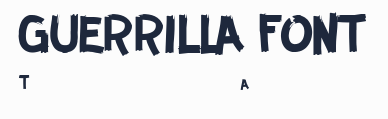 GUERRILLA FONT預覽圖