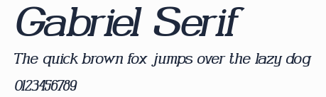 Gabriel Serif預覽圖