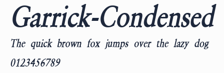 Garrick-Condensed