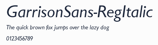 GarrisonSans-RegItalic