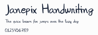 Janepix Handwriting預覽圖