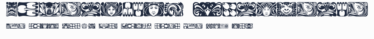 Jugendstil Ornamente預覽圖