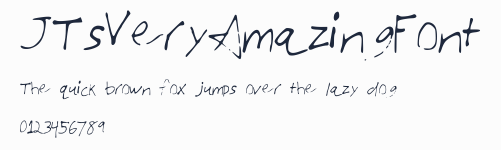 JTsVeryAmazingFont預覽圖