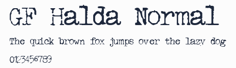 GF Halda Normal預覽圖