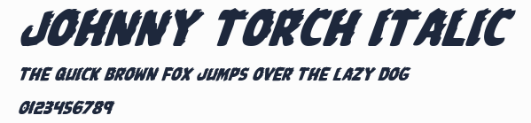 Johnny Torch Italic預覽圖