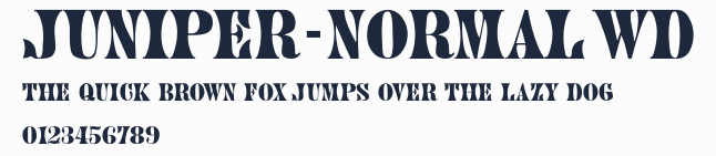 Juniper-Normal Wd預覽圖
